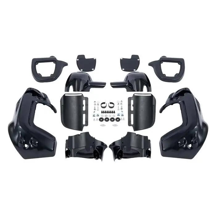 Carénages de jambes ventilés inférieurs pour Harley Davidson Touring Road King Street Electra Ultra Classic Modèles 1983-2013 Occasions Spéciales Personnalisation Ventilation Protection Motocycliste