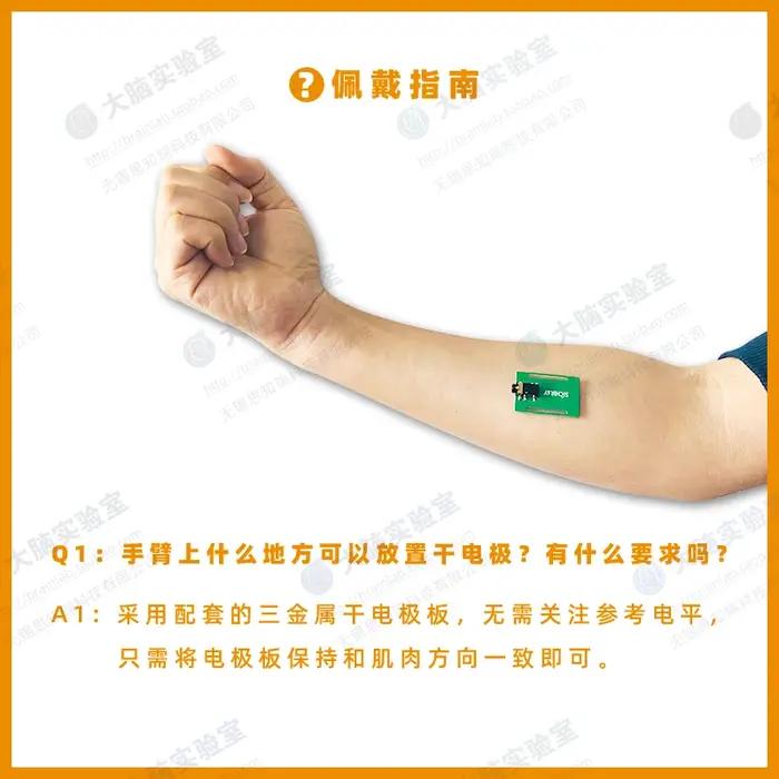 Capteurs d'électromyographie musculaire électrique et de surface à conduction unique EMG