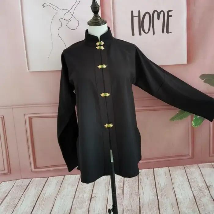 Chemises à manches longues de style chinois pour femmes, vêtements hipster populaires, pur, doux, rétro, décontracté, tout match, offre spéciale, intérieur, automne