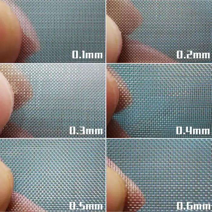Modèle de clôture Miniature en maille métallique, trou de maille 0.1MM-0.5MM, pour bricolage, modélisation de paysage/Kits de gommages/voitures/chemin de fer/Kits de construction/décor