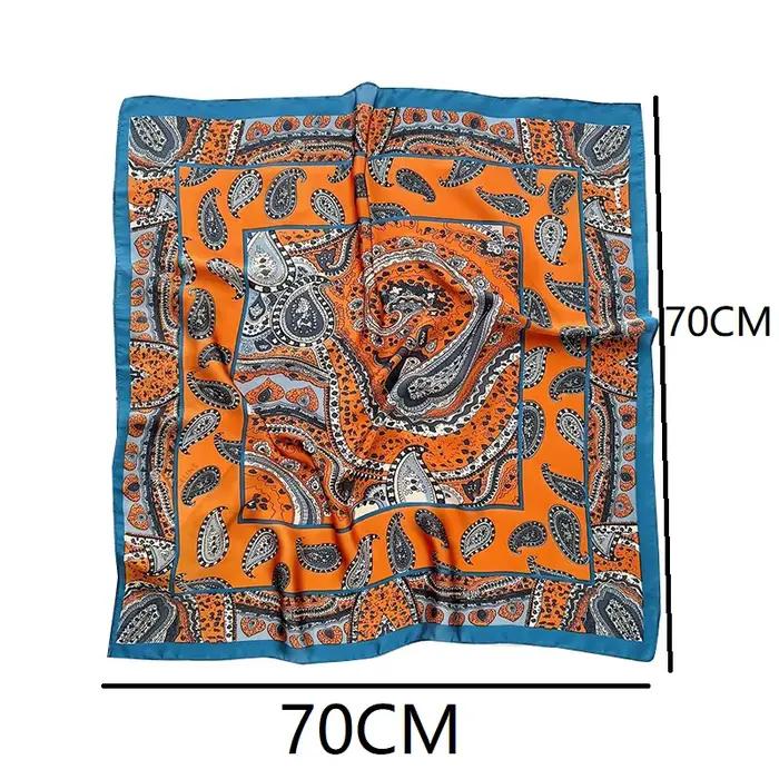 Nouveau foulard en soie foulard carré en soie pour femmes, sac à main de luxe pour femmes, foulard e