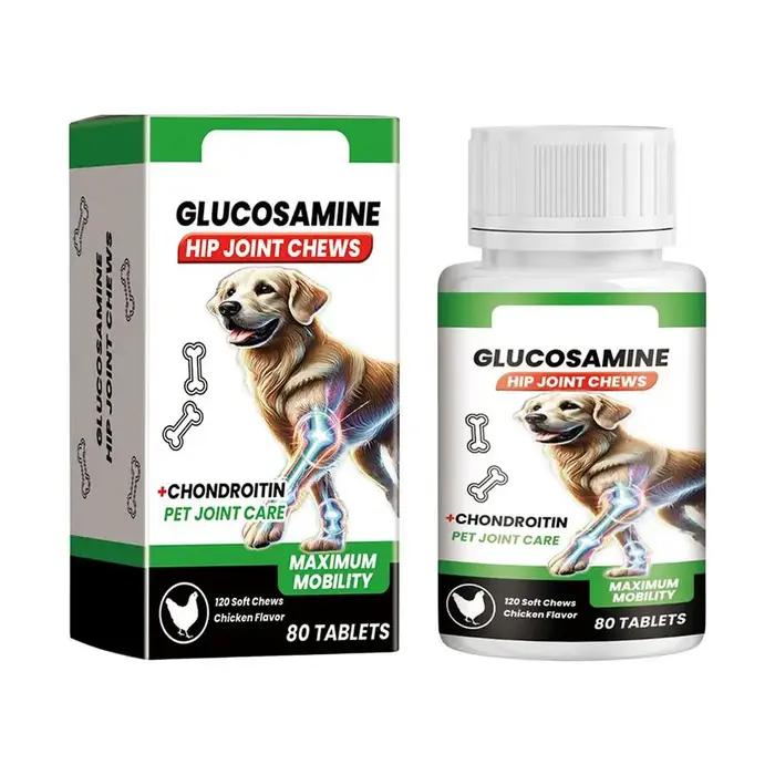 Compléments alimentaires pour chiens à base de glucosamine et chondroïtine pour la santé des articul