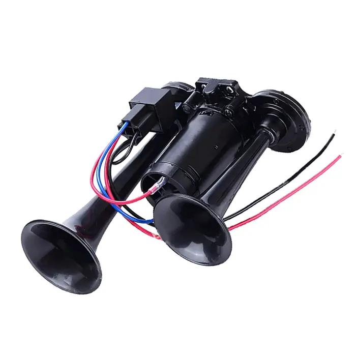Kit de Cornes Super Fortes Universelles Double Trompette Pour Voitures Motos Camions Trains Bateaux Occasions Spéciales