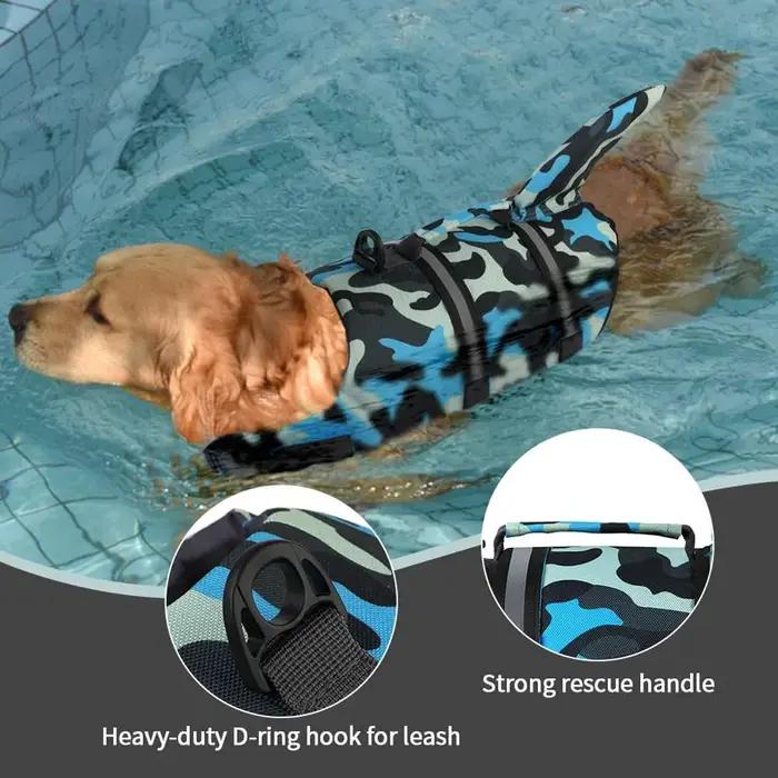 Gilet de sauvetage Ripstop Shlavabo pour animaux de compagnie