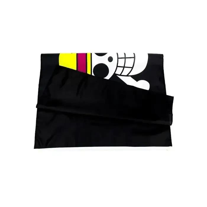 Une pièce 90*150CM Polyester Pirate singe D. Luffy crâne drapeau une pièce chapeau de paille pirates