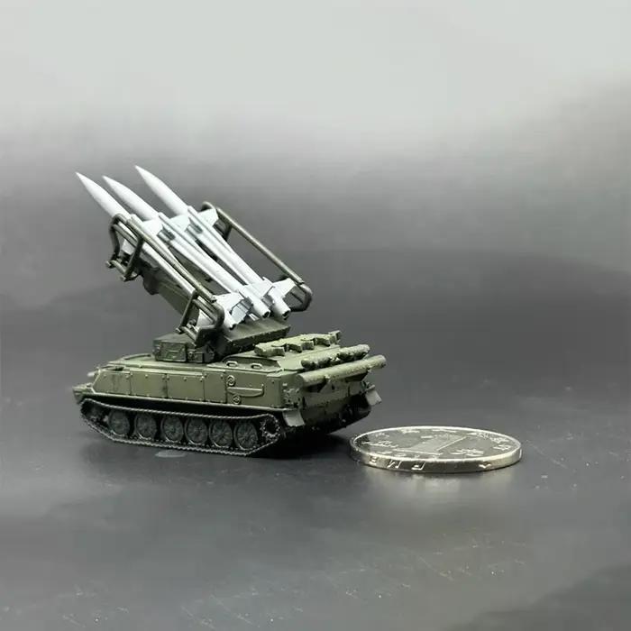 Modèle de char en plastique à l'échelle 1:144, série de missiles de défense aérienne Sam, collection, décoration, jouet, cadeau, souvenir, objet de présentation