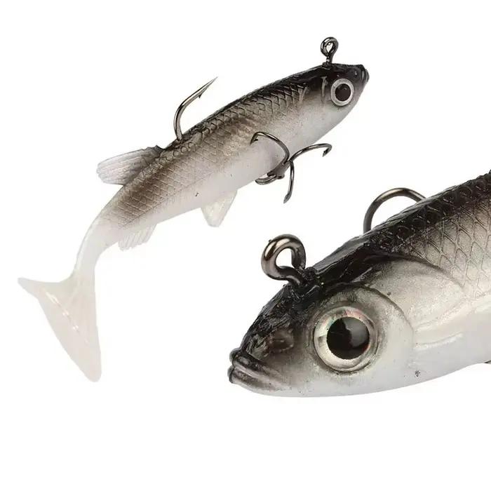 5 pièces Kit leurre de pêche leurre souple 8 cm/ 2