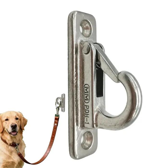 Support mural en acier inoxydable pour laisses de chien