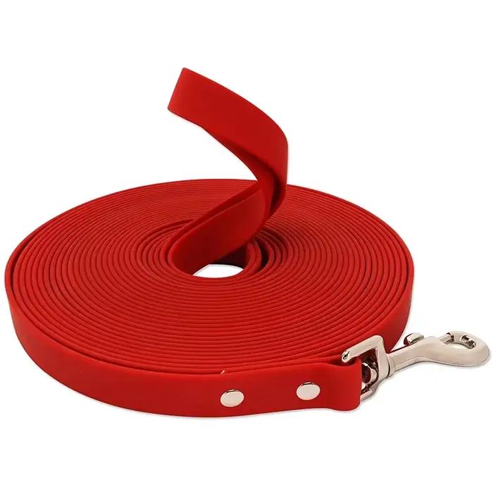Laisse imperméable longue en Pvc pour chien, corde facile à nettoyer pour petits, moyens et grands chiens, plomb d'entraînement de marche, 3m, 5m, 10m, 15m