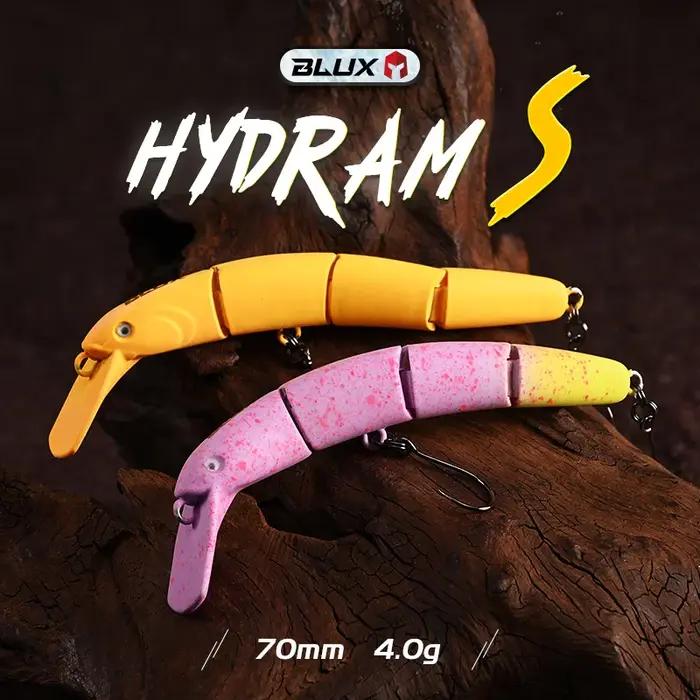 Leurre pêche BLUX HYDRAM-S Joint Minnow 70mm 4g crank coulant truite rivière eau douce