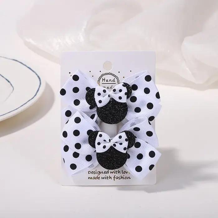 Pinces à cheveux avec nœuds mignons pour enfants