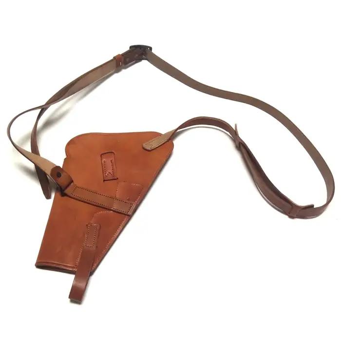 Étui en cuir d'épaule M7 pour pistolets US.45 de la seconde guerre mondiale avec sangle et bandoulière mobile pour cosplay et reconstitutions historiques
