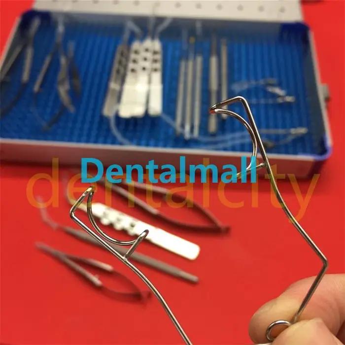 Instruments de micro-proporavec étui, 21 pièces/ensemble, générateurs de cataracte oculaire, micro d