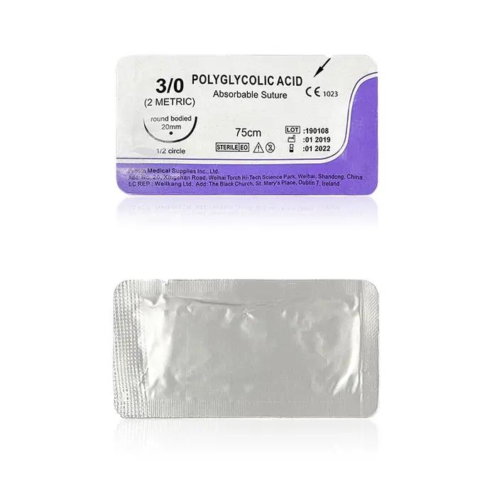 Suture absorbante et Non absorbante pour chien de compagnie