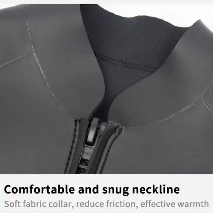 Combinaison de plongée en néoprène CR pour homme, maillot de bain à manches longues, veste de plongé