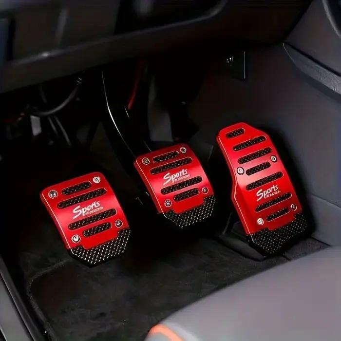 3 pédales de voiture antidérapantes manuelles – Conception ergonomique