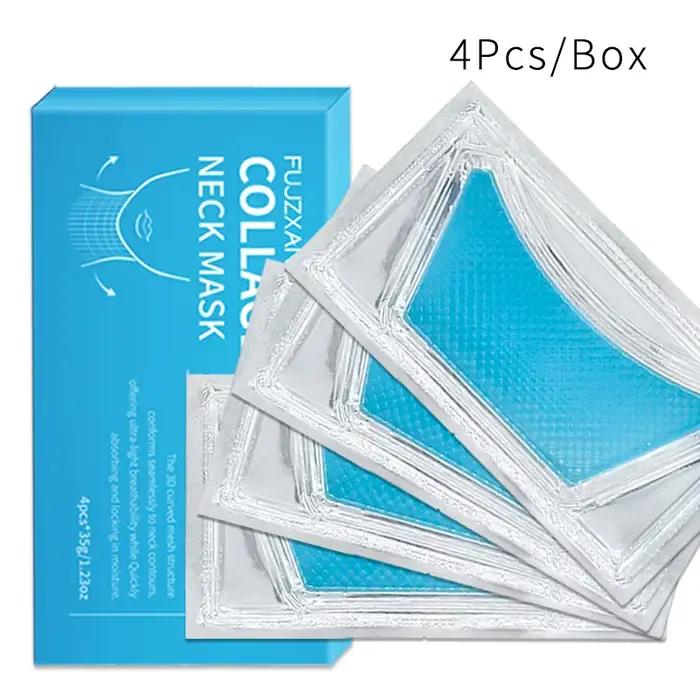 Masque au collagène pour le cou : ferme, éclaircit et hydrate. Anti-âge, serrer, nourrir, lisse les rides. Hydratation en profondeur pour le cou jeune S