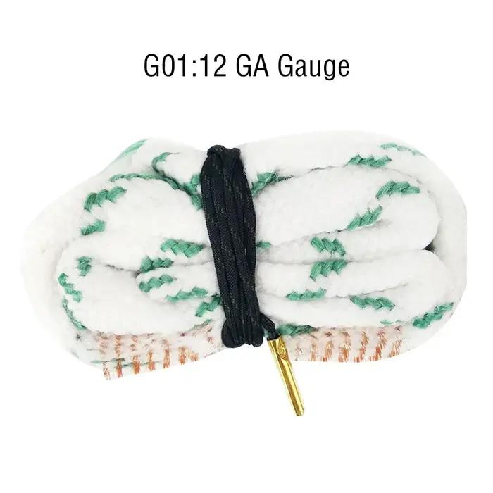 Nettoyeur d'alésage de pistolet de chasse serpent 12GA.308.22.223.38 calibre 5.56mm 7.62mm 16GA 20GA Kit de nettoyage