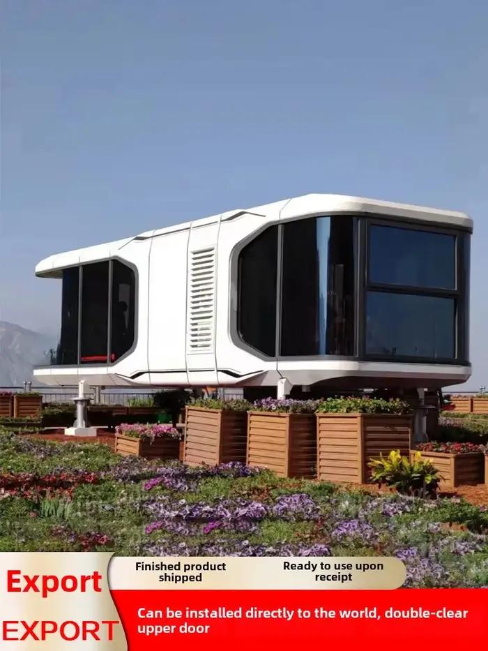 Capsule spatiale maison mobile
