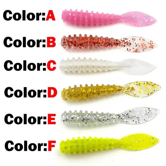 Nouveau 10 pièces Wobblers mini océan roche pêche leurres souples en caoutchouc appâts souples 3.5 c