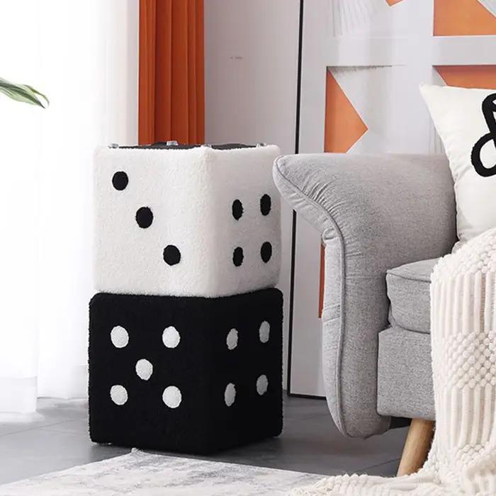 Tabouret de pied doux, confortable, simple, chaud, robuste, base pour la maison, salon, chambre à co