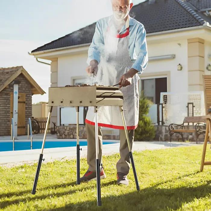 Pied de support de table pliable réglable, pied de meuble, pied de lit en métal, pied de canapé de t