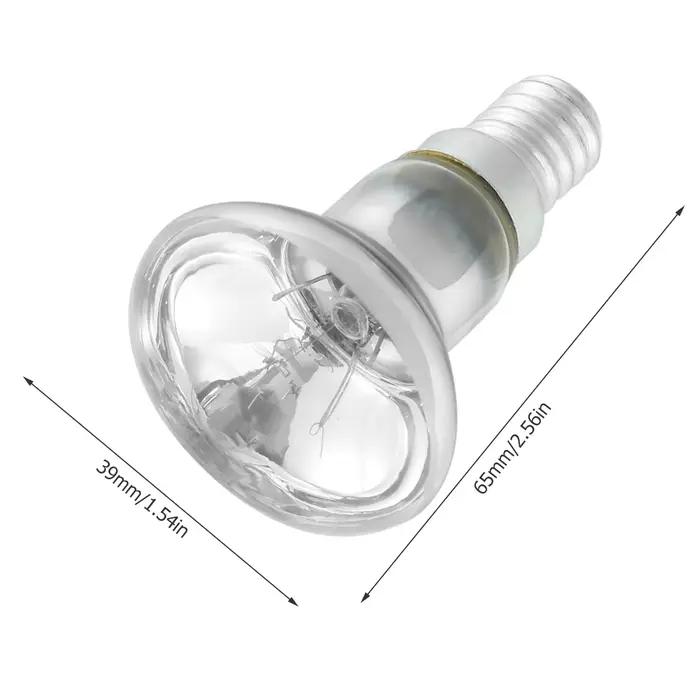 Ampoules à lave de type réflecteur, 30W, R39, E14, base, haute température, degrés, ampoules de rech
