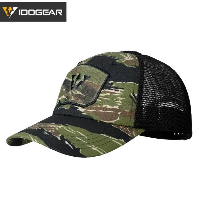 Casquette tactique IDOGEAR unisexe mesh été visière hiking chasse headwear 3621