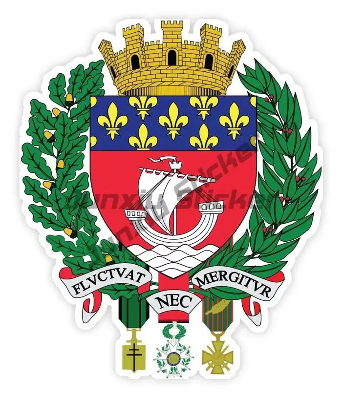 France Coat of Arms Feel Emblem Vinyl Stickers