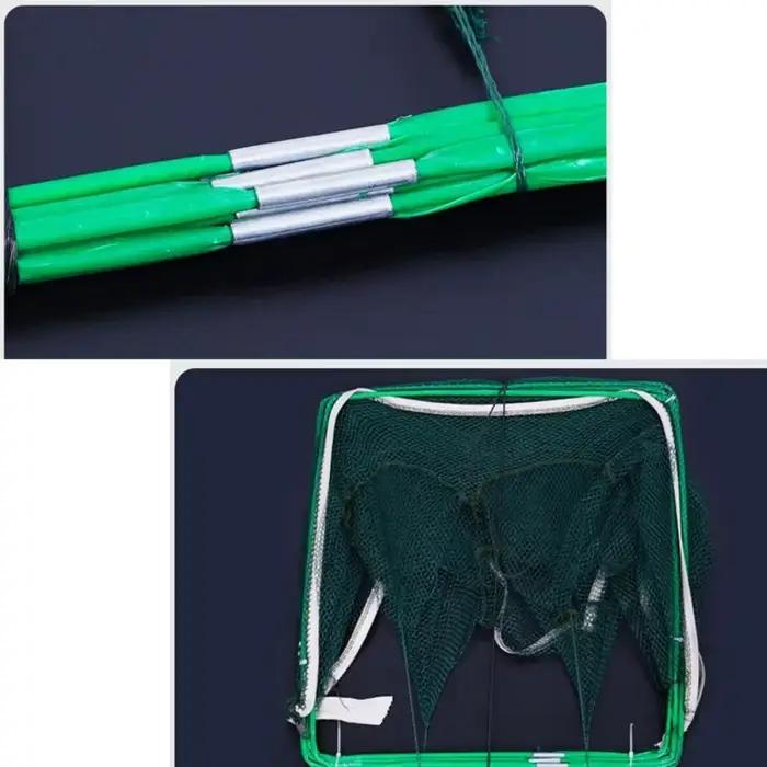 Filet de pêche pliable multifilament pour capture de crevettes, crabes, écrevisses et poissons occasions spéciales sorties de pêche