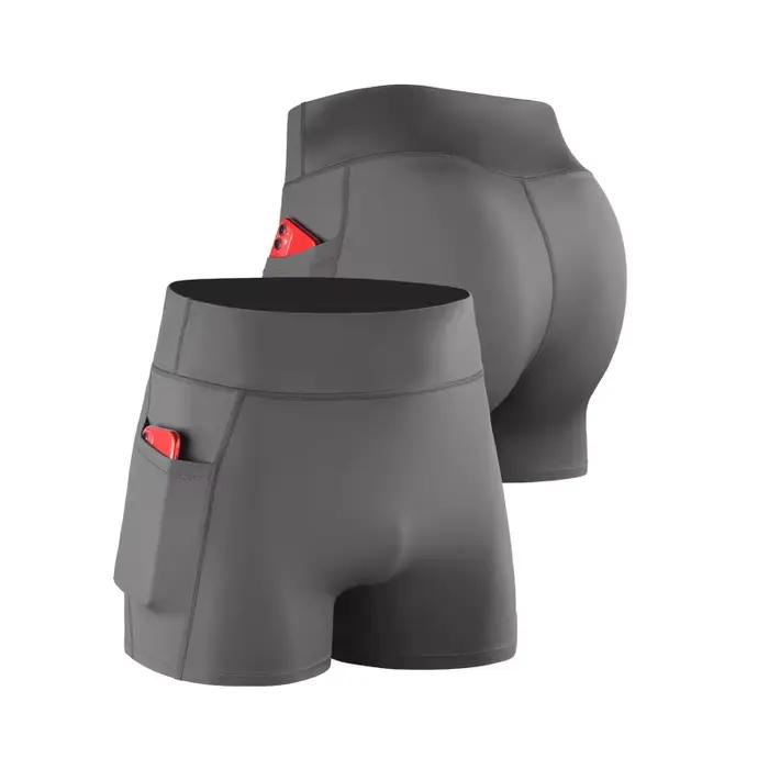 Short de Sport basique à séchage rapide pour hommes, couleur unie, respirant, évacuant l'humidité, B