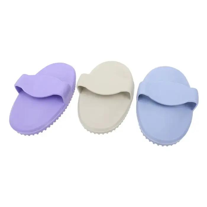 Brosse de massage pour animaux de compagnie à poils en caoutchouc souples