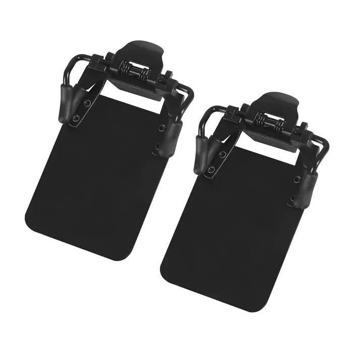 2 pièces lunettes de tir blindages patchs pour les yeux de tir Standard 180 ° Boucliers en verre r