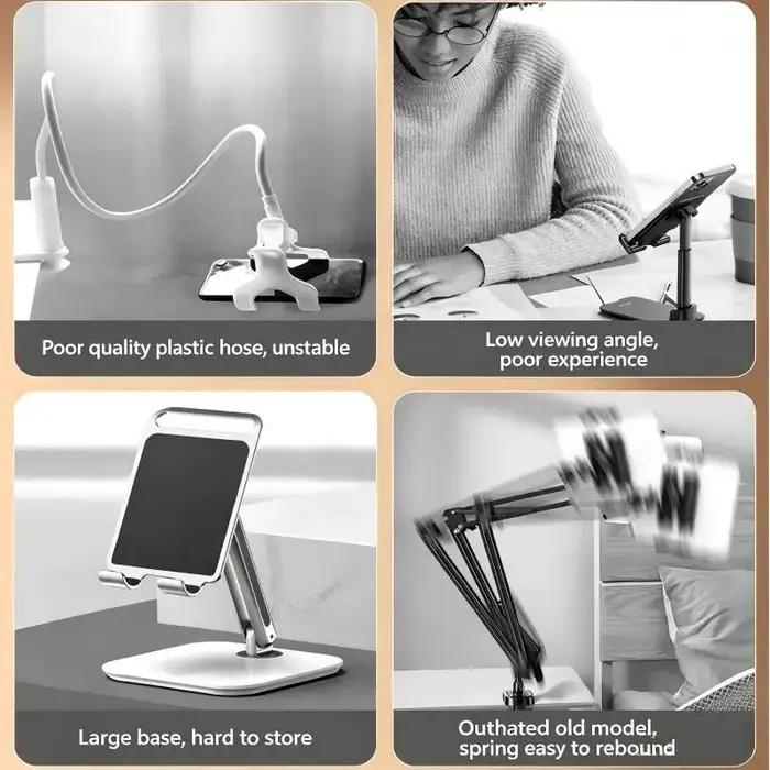 Support de prise de vue suspendu fer lesté pour streaming et photographie culinaire professionnel office bureau capture image video smartphone photo chef blogueur cadeau occasion speciale