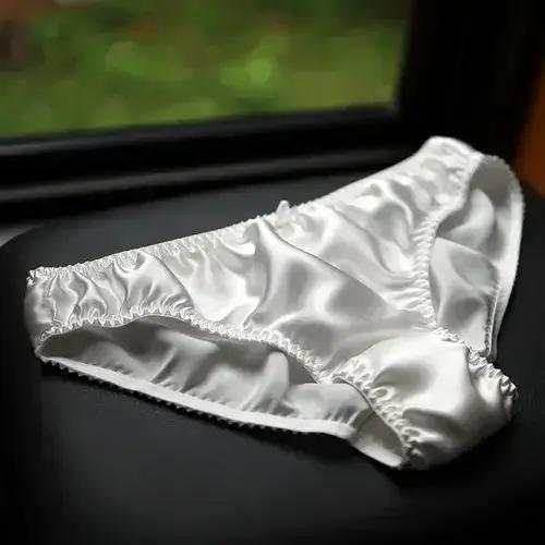 Sous-vêtements en soie de mûrier TONKINS confortables et antibactériens pour femmes, pantalon triangle lisse, solides, pour usage quotidien et occasions spéciales