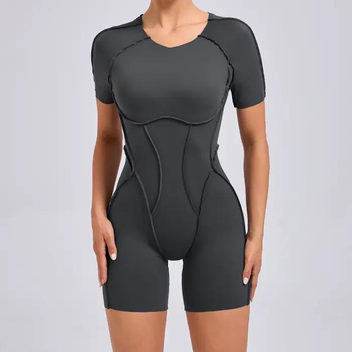 Ensemble de vêtements de sport une pièce pour femme, ensemble de yoga, combinaison de fitness sexy,