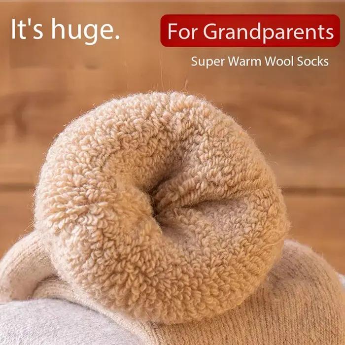 Chaussettes hiver ultra-épaisses pour chasse - Isolation extrême froid et neige pour bottes montantes