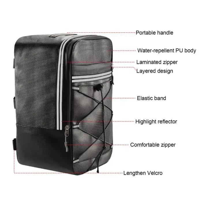 Sac de siège arrière de vélo d'équitation, porte-bagages de vélo, cyclisme de montagne, vtt, sacs ar