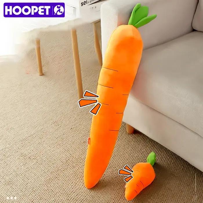 HOOPET chien jouet animal de compagnie carotte en peluche