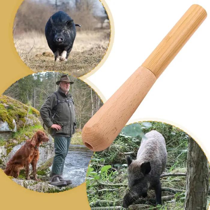 Sifflet sanglier portable imitation sonore - Appelant bois pour attirer sangliers en milieu forestier