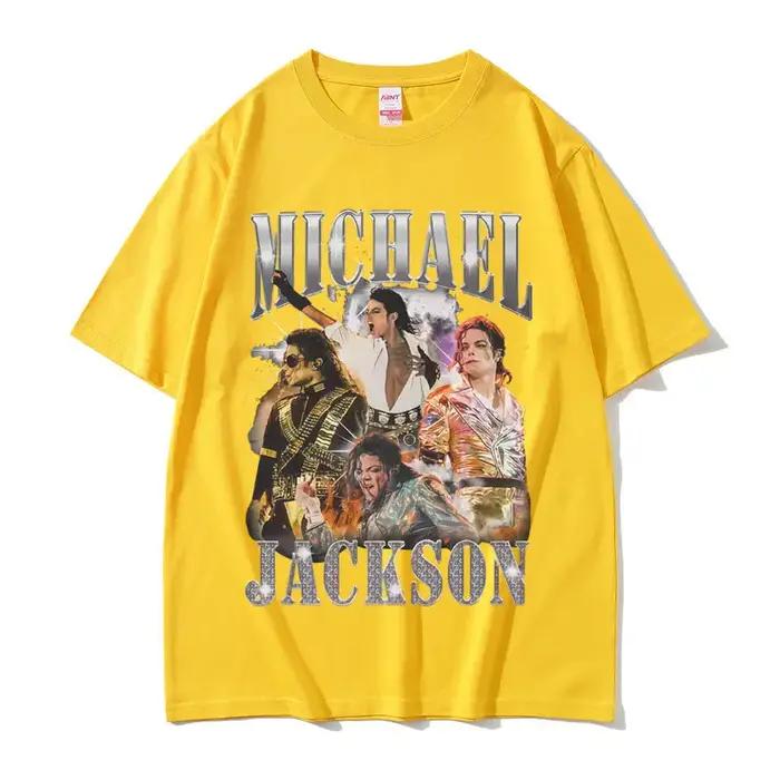 T-shirt graphique classique vintage Michael Jackson pour hommes