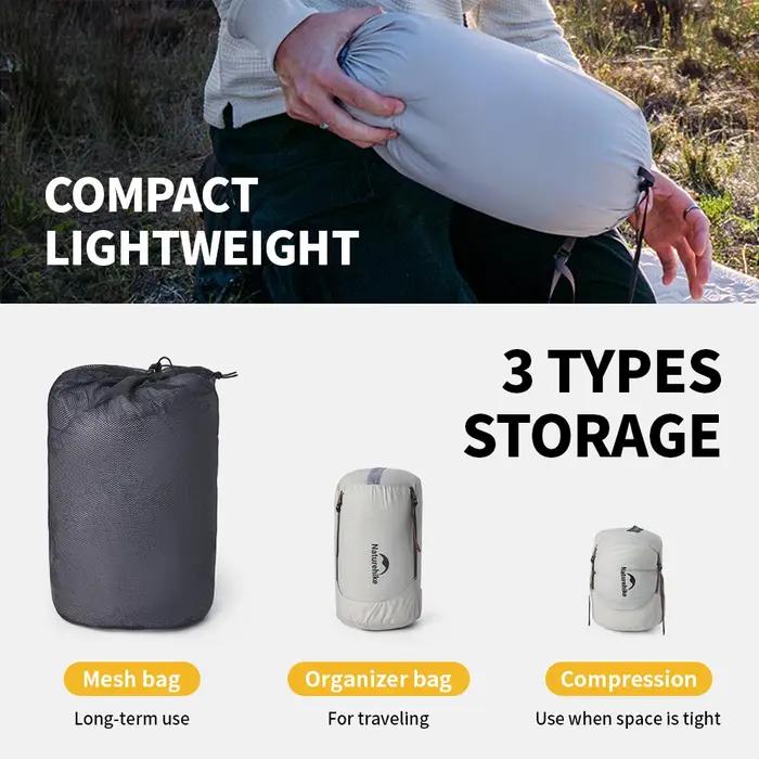 Sac de couchage hiver léger 650FP CW400 ultraléger imperméable pour randonnée et camping