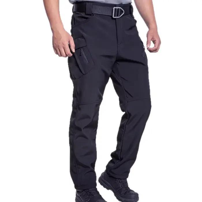 Pantalon d'hiver homme doublé polaire - Tactical chaud et imperméable pour randonnée et ski - Cargo thermique