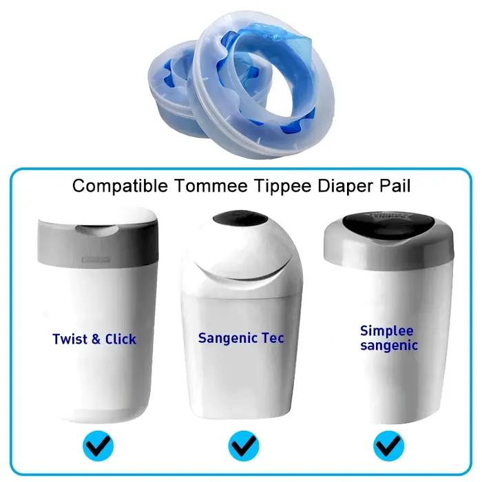 Sacs de recharge de couches Bady, 1/2 pièces, pour Tommee Tippee pour torsion et clic pour seaux à c