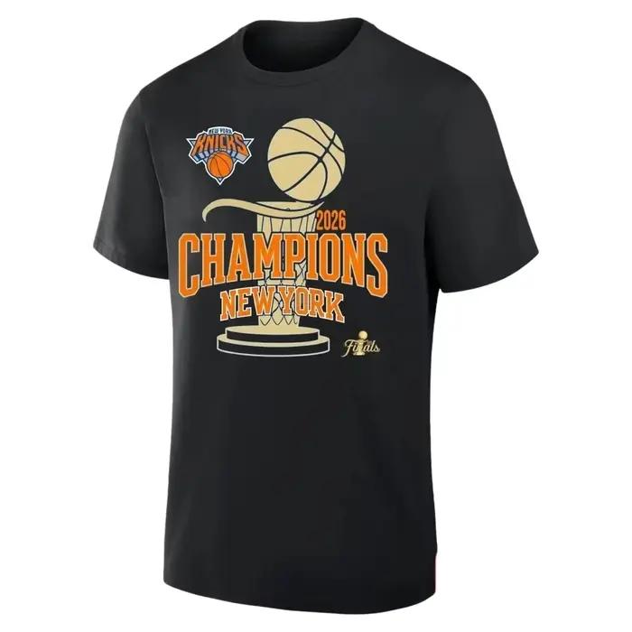 T-shirt imprimé des champions des finales des Knicks de New York 2026