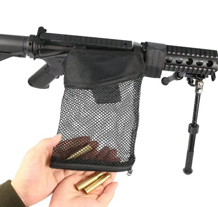 Coque en laiton pour fusil tactique AR 15 M4 AK47 avec fermeture à glissière pour chasse paintball tactique et utilisation militaire