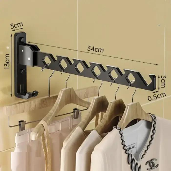 Étendoir à vêtements à Angle réglable, sèche-manteau mural, organisateur de vêtements pliable, grand