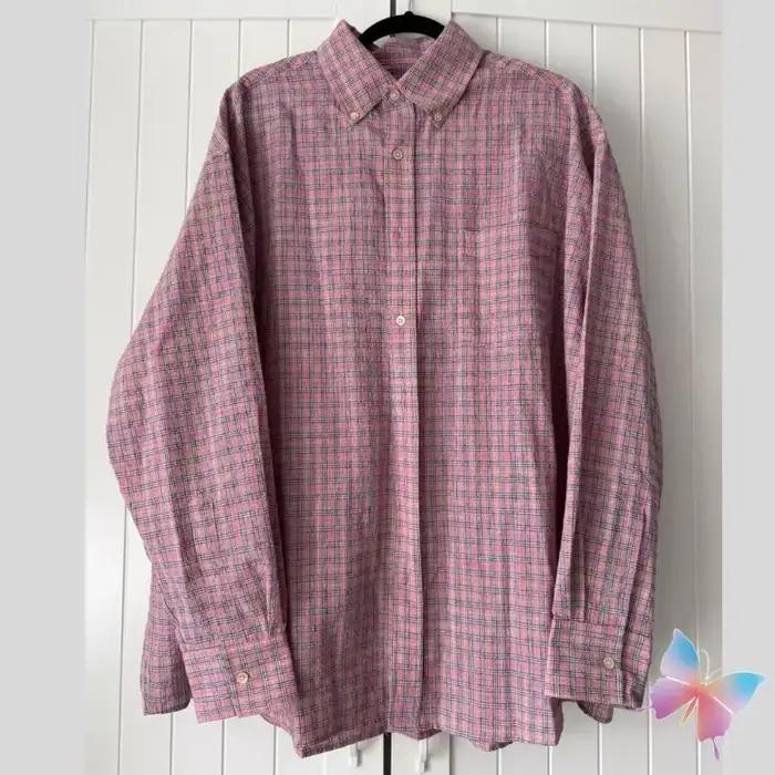 Chemise surdimensionnée Our Legacy homme en coton polyester à carreaux pour looks décontractés et élégants occasions spéciales