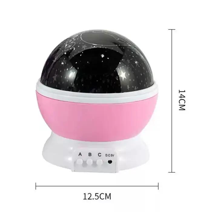 Projecteur de ciel étoilé veilleuse projecteur bébé lampe décor rotatif étoilé pépinière lune galaxi