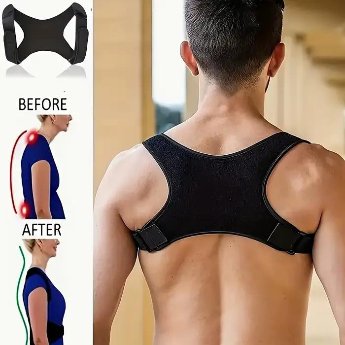 Ceinture de soutien du dos réglable antidérapante et respirante pour une meilleure posture et un confort optimal pour homme et femme occasions quotidiennes et sportives